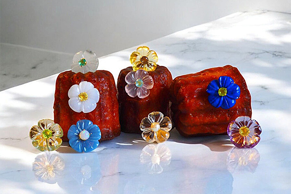 FUMIO MAKINOの花モチーフリング