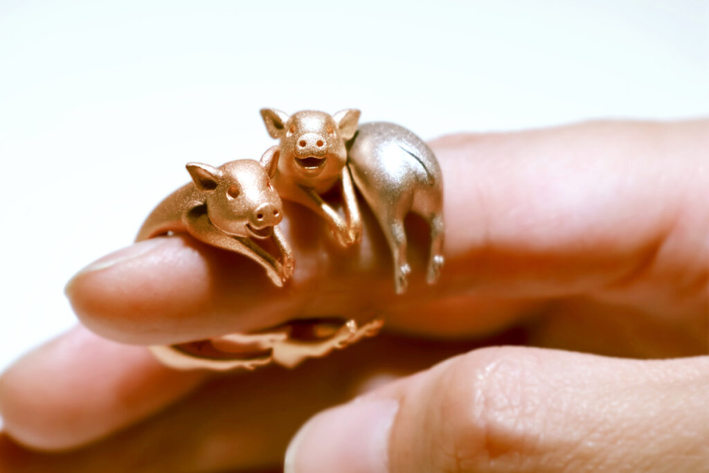 RIVOIX JEWELRY 子豚のリング