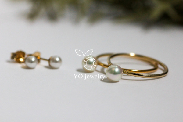 「上」ランク以上のアコヤ真珠を使用したYO jewelryのジュエリー