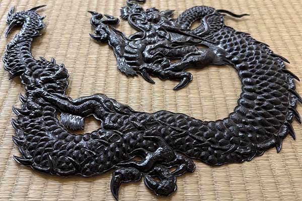 伝統工芸 打ち出し龍