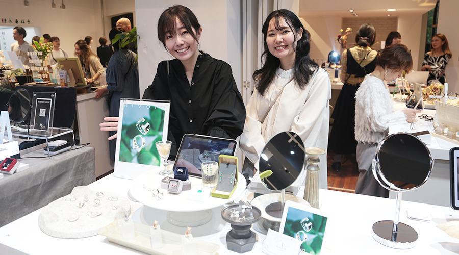 展示販売会出展のRIVOIX JEWELRY