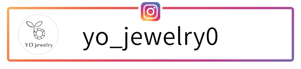 YO jewelry　インスタグラム
