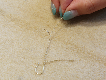 パーツ組ピアスの作り方解説