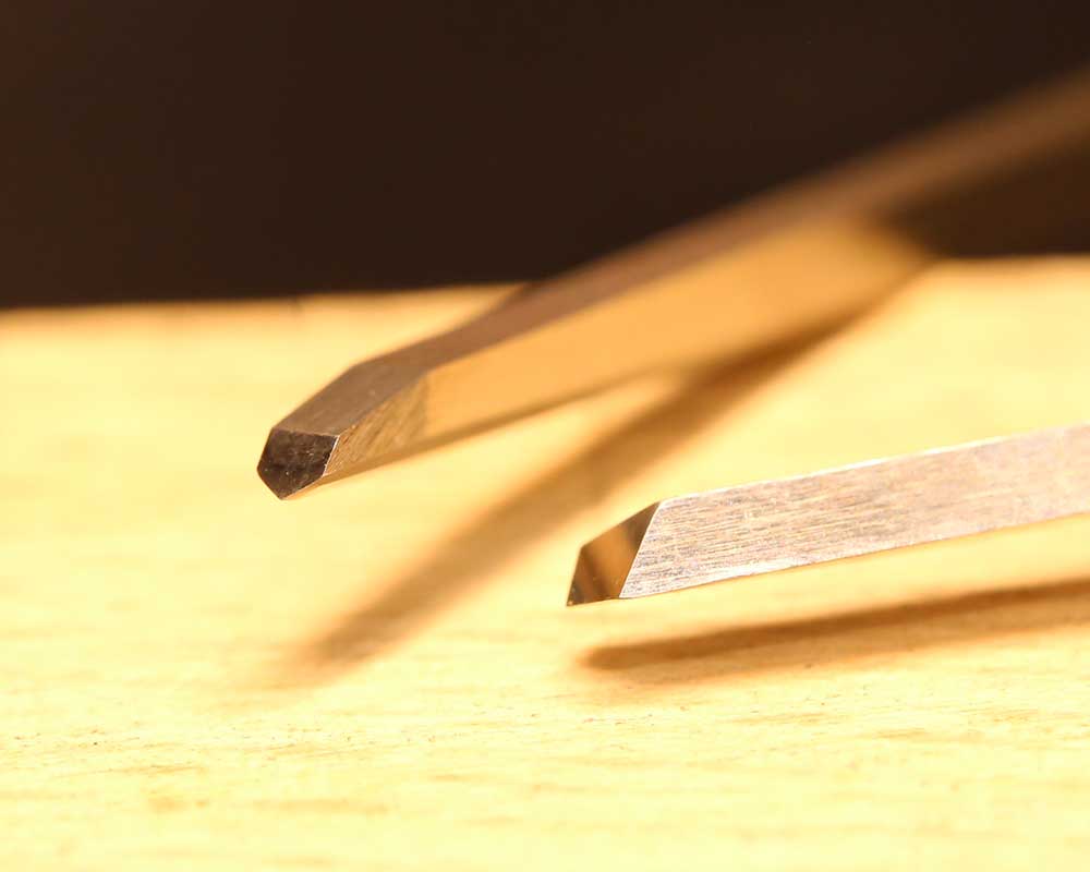 彫金用毛彫りタガネ