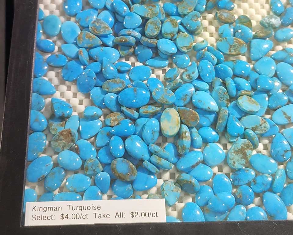 ツーソンジェムショー　キングマンターコイズ買付け