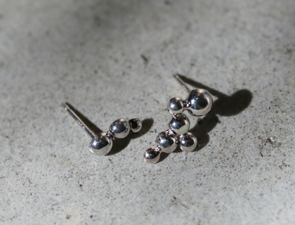 ピアス作り方　完成品