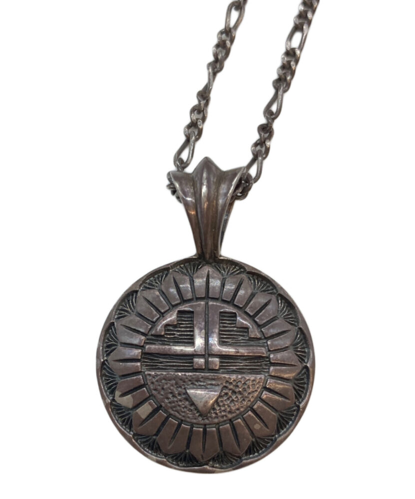 ナバホ族のスタンプワークサンフェイス