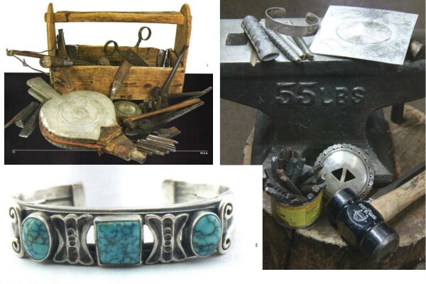 ナバホ族のインディアンジュエリーを作る道具