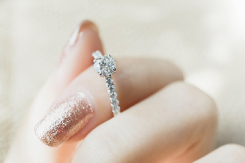 石留めの爪留め