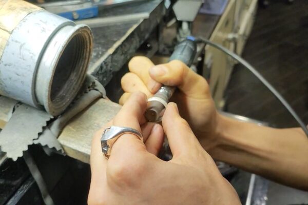 彫金リング制作