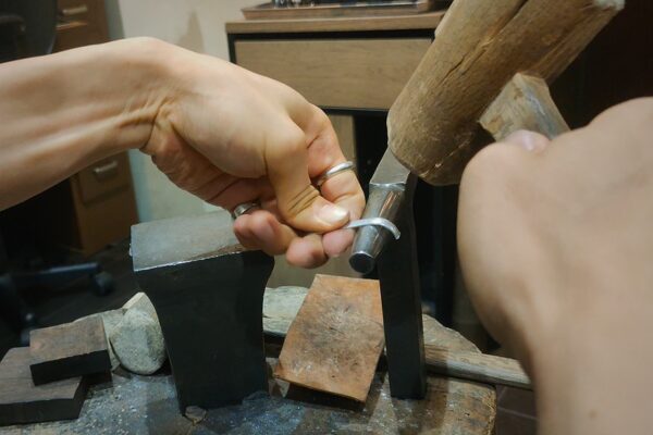 基本的な彫金リング制作