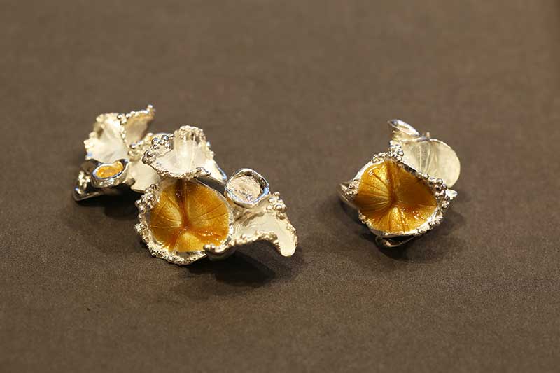 内田直子　アートクレイ七宝作品