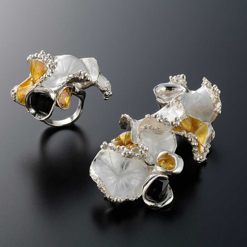 内田直子　アートクレイ七宝作品