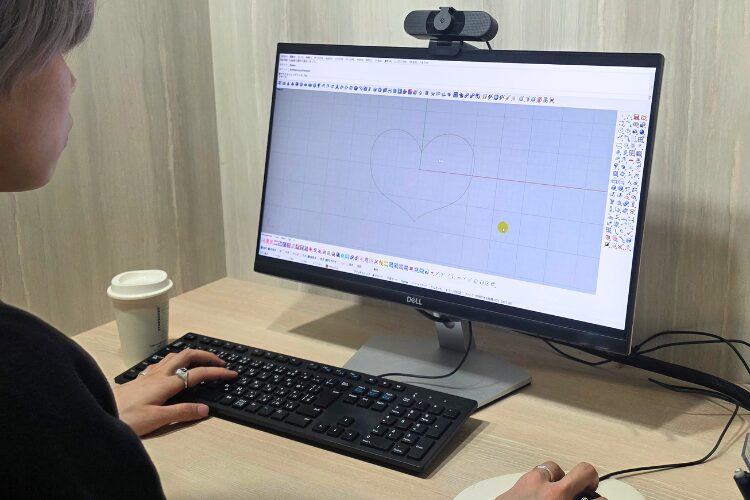 オンラインジュエリーCADコース受講の様子