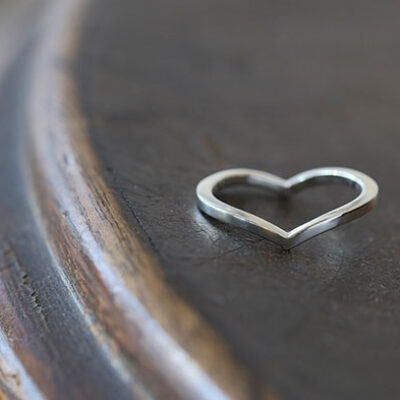 ハート型リングの作品例